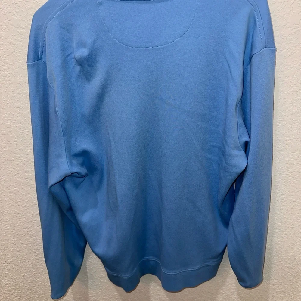 Vineyard Vines Blue Performance Zip Up Sweater - Picture 4 of 5